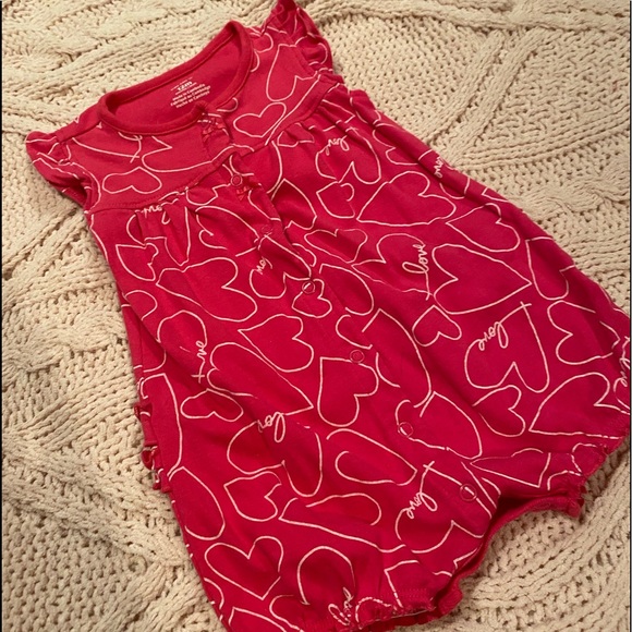 Carter's Other - Carters heart onesies 12 Months